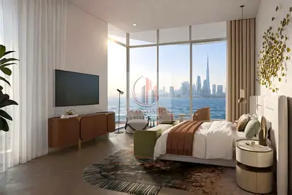 امتلك شقة 3 غرف نوم + غرفة خادمة مفروشة بالكامل بإطلالة بحرية مباشرة على شاطئ الخان | برج الغاف