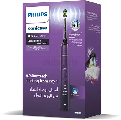 Philips Sonicare Toothbrush 9000 Series  Purple, Certified UAE 3 Pin