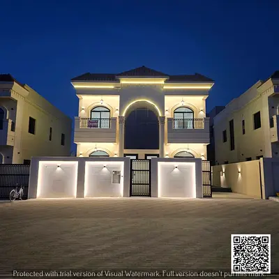 فيلا فاخرة من طابقين | مسبح كبير قريبه من ازهي | سعر شامل رسوم التسجيل والتملك