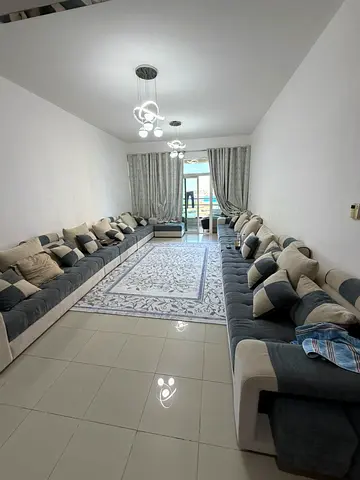 A unique opportunity to rent or live in one of Ajman's finest towers: a spacious two-bedroom apartment in Horizon Towers, offering up to 1700 square f