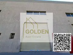 Prime 3,100 sq ft warehouse with mezzanine &amp; 28 kW 3-phase electricity on main road, Al Jurf Ind