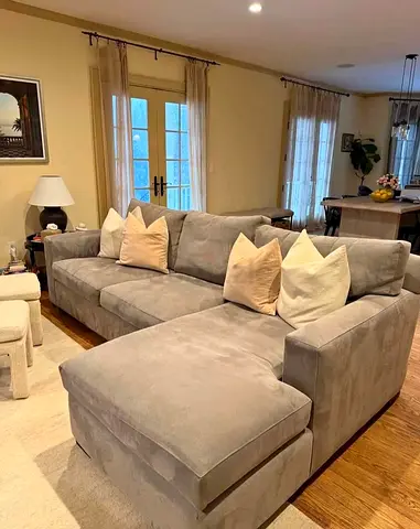 Crate and barrel lshape sofa Axis lshape sofa