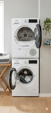 Siemens iq300 latest model 9 kg washer and 9 kg dryer separate set touch screen