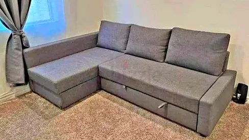 Comfortable L-Shaped Sofa with Storage