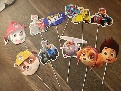 Paw patrol photo props