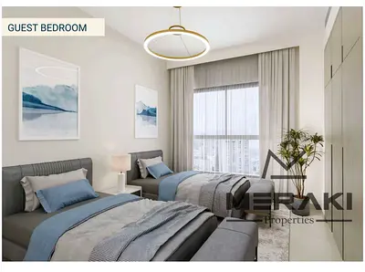 شقة غرفتين وصالة للبيع في مشروع الواحة 3 عجمان