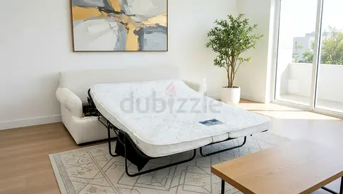 Excellent condition cratebarrel two seater sofa bed