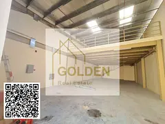 Spacious 2,900 sq ft warehouse with mezzanine and 20 kW 3-phase electricity on main road, Al Jurf In