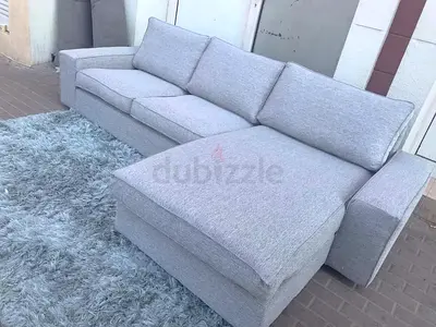 Selling IKEA Kivik L Shape Sofa Grey like New