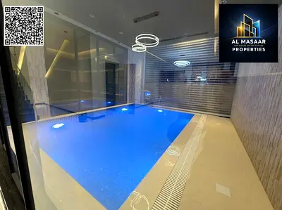 Own a modern villa with a personal finish, two floors, a roof, and a swimming pool, at a price that includes registration and ownership fees, air cond