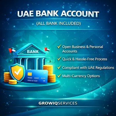 We assist in opening business and personal bank accounts across UAE banks. Our process is fast