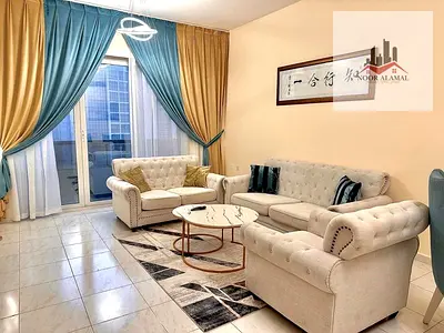 New Al Taawun Road شقة 1 غرفة نوم مفروشة