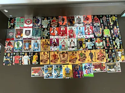 Panini Adrenalyn XL  Match Attax Football Cards – Legends, Top Master, Haaland Golden Baller