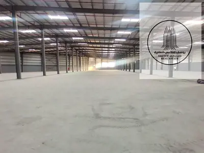 New industrial warehouse for rent in Al Sajaa | Height 11 meters.