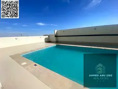 Two master bedrooms with living room for rent in Emirates City Ajman, 3 bathrooms, balcony, built-in