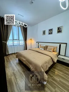 Luxury Two-Bedroom Apartment with a Full Sea View in Ajman Walk