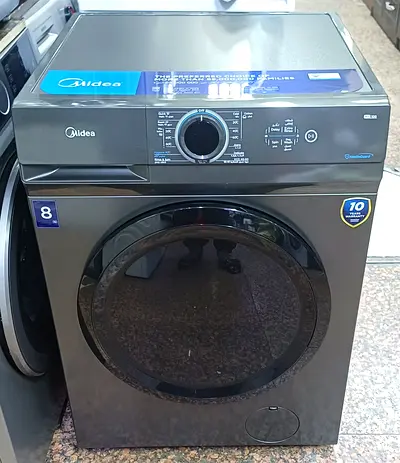 Midea new model black 8kg washing machine for sell brand new condition