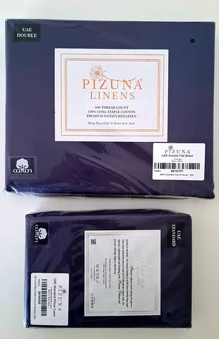 Pizuna Double Flat Sheet (queen size) + 2 Pillow Cases