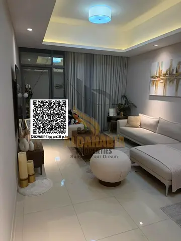 🏢 شقة 2 غرف وصالة للبيع | برج جولفا A – عجمان ✨