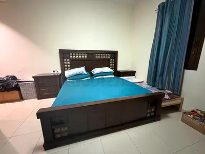 Home R us King size Bed set with Mattress for sale