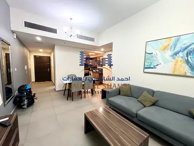 Like A Hotel Apartment || Fully Furnished 1BR || AC Free || One Car Parking Free || Gym Pool kids Area Free || In 12 Cheque ||