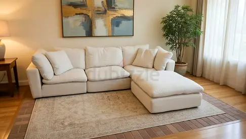 Modular feather loom collection Cloud feather filled sofa