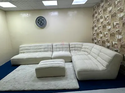 Marina home corner sofa with ottoman