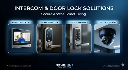 Intercom, Door Lock, Generic Punch Lock Setup and Repair Services