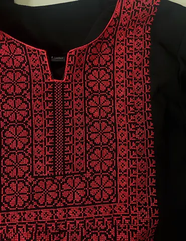 A handmade dress palestinian