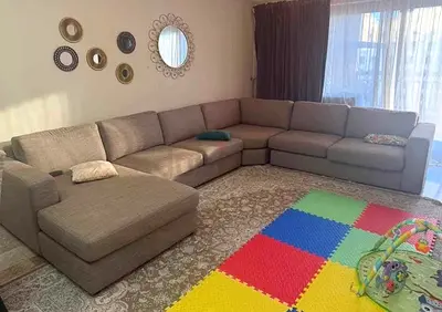 Home Center U Shape Sofa Excellent Condition