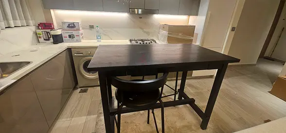 High bar dining table with 2 chair