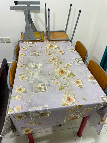 Dining Table with Floral Design