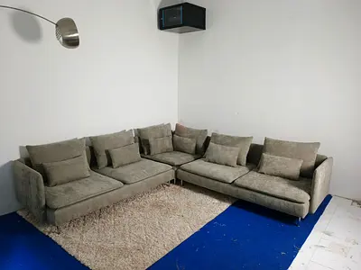 Ikea Soderhamn grey corner sofa