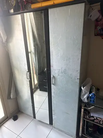 Modern Glass Front Wardrobe