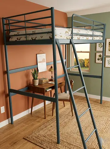 IKEA loft bed single size used good condition