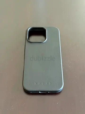 iPhone 16 Pro Case - Black Leather with MagSafe