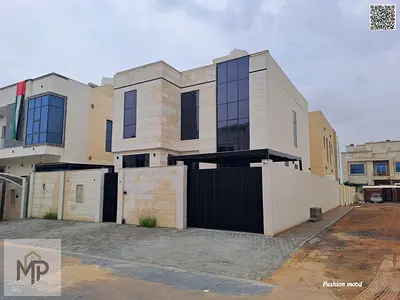 فيلا (شارع وسكة) للبيع بعجمان | منطقة الزاهية | 4 غرف ومجلس و2 صاله وغرفة خادمة ورووف | تملك حر | السعر قابل للتفاوض