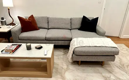 West elm Eddy L shape sofa