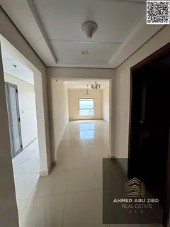Luxury 3BR in Al Nuaimiya 1, annual rent, 1 month free. Master rooms, wardrobes, 4 baths, balcony, p