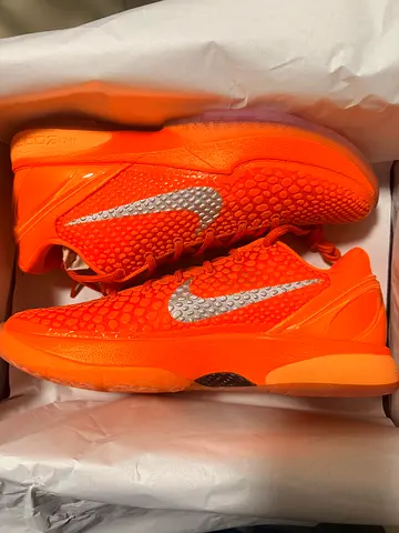 Kobe 6 Protro Total Orange 8us