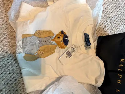 Polo Ralph Lauren Cute Bear Graphic Tee