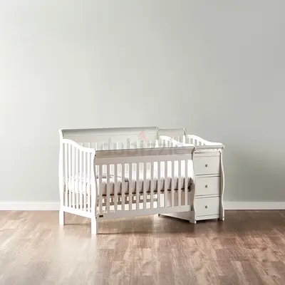 Convertible Crib with Storage and changing top (0 to 5 years)
