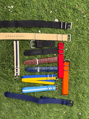 Straps available for watches all types and colors 18mm