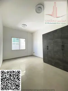 Two rooms and a living room for rent in Al Jurf 3 area / First occupancy / Built-in wardrobes