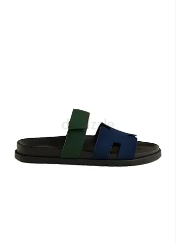 Hermes Chypre bleu océan vert bouteille-  size 42 - brand new - authentic