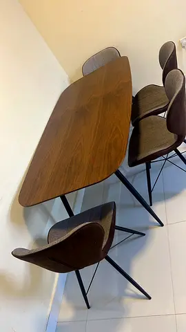 Dining table and chairs