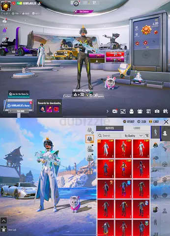 PUBG ACCOUNT ALL IN ONE 124 MF  + SILVANUS XSUIT 4 + RARE STUFF WITH RARE EMOTES + 45x RARE GUNLAB