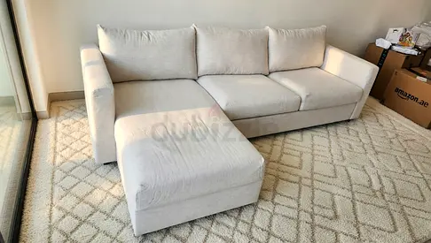 Ikea vimle L shape sofa bed with mattress