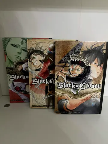Black Clover Manga Vol 1-3