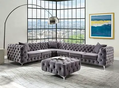 Luxury Sofa Set – Perfect for Family Living RoPremium Sofa – Soft Cushions  Solid Build